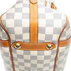 Louis Vuitton Streza Ivory Damier Azur Shoulder Bag — view 8