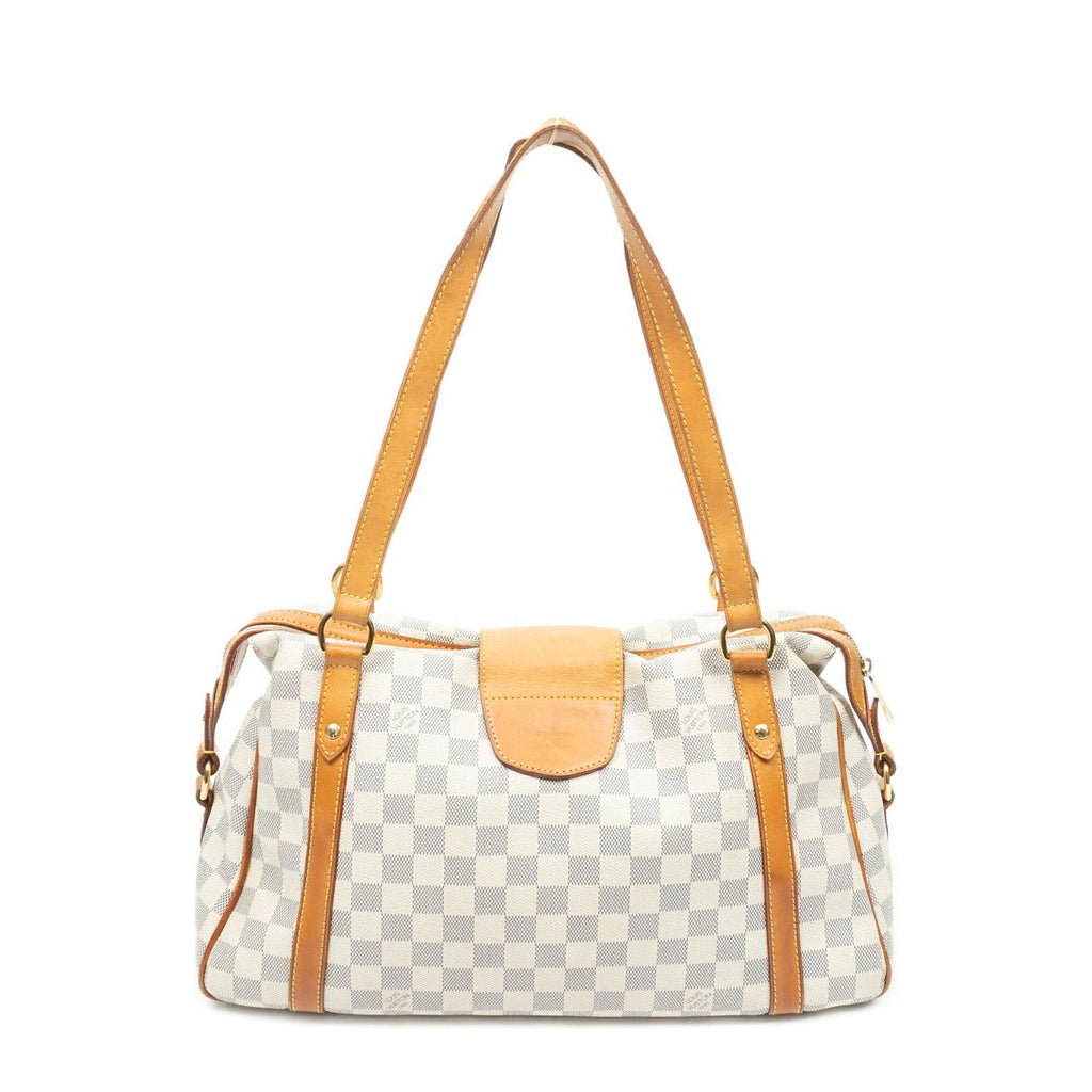 Louis Vuitton Streza Ivory Damier Azur Shoulder Bag — view 5