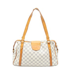 Louis Vuitton Streza Ivory Damier Azur Shoulder Bag — view 5