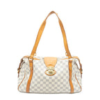 Louis Vuitton Streza Ivory Damier Azur Shoulder Bag
