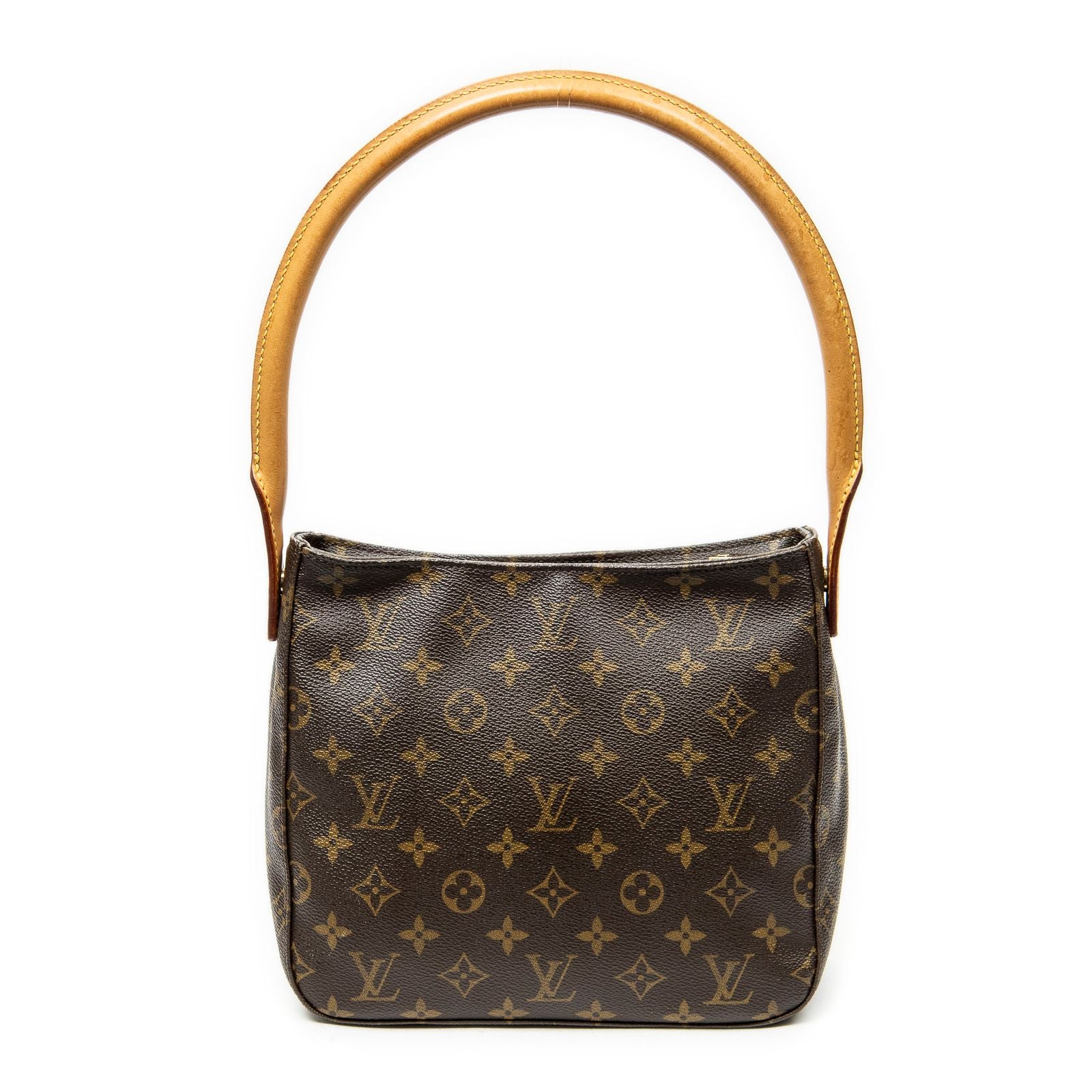 Louis Vuitton Looping Brown Monogram Canvas Shoulder Bag — view 5
