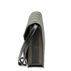Fendi Vintage Flap Clutch Brown Black Pecan Stripe Canvas — view 3