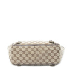 Gucci Small Abbey D Ring Tote Beige Brown GG Canvas — view 6