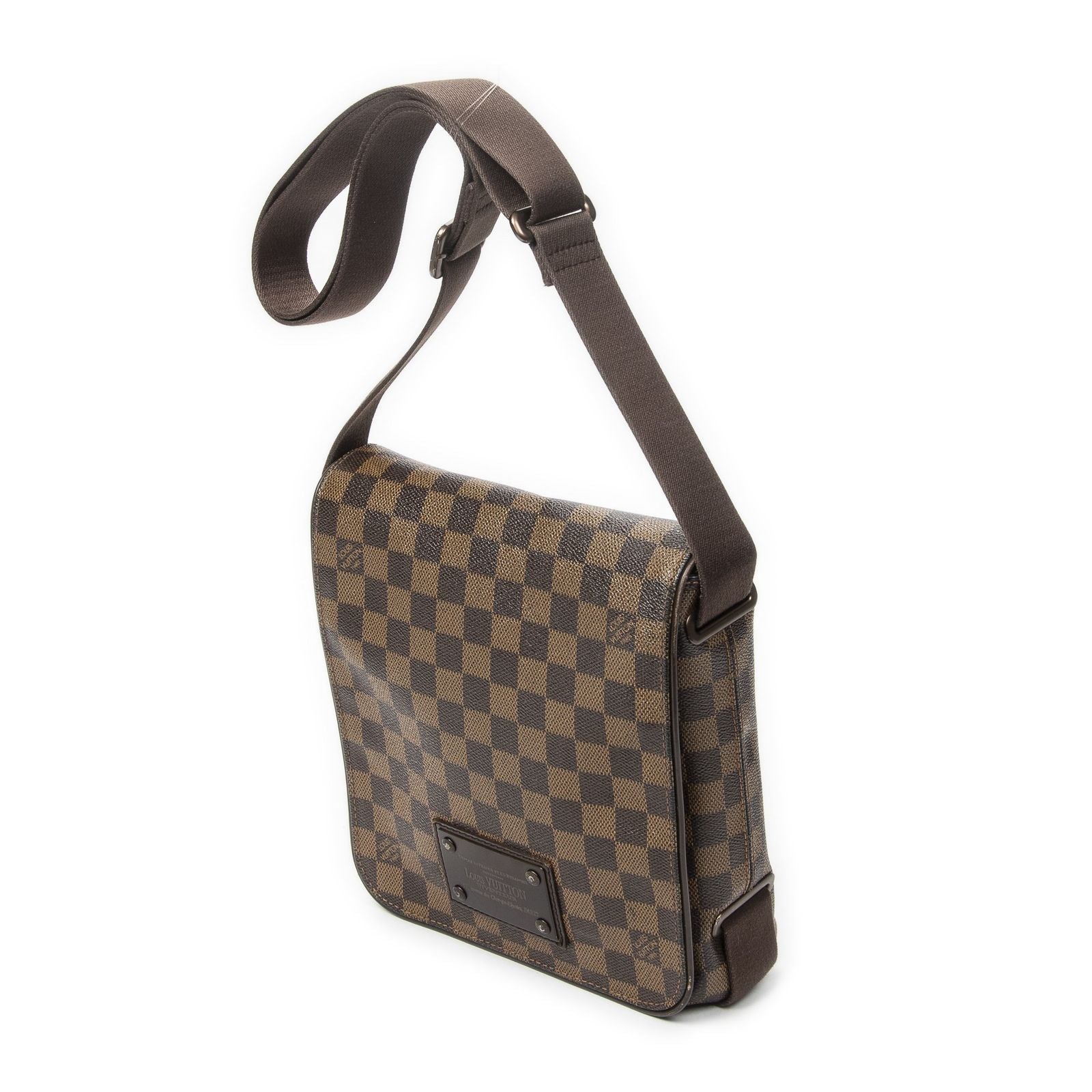 Louis Vuitton Brooklyn Brown Damier Ebene Shoulder Bag — view 2