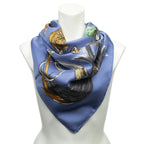 Hermes Scarf Blue