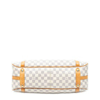 Louis Vuitton Streza Ivory Damier Azur Shoulder Bag — view 6