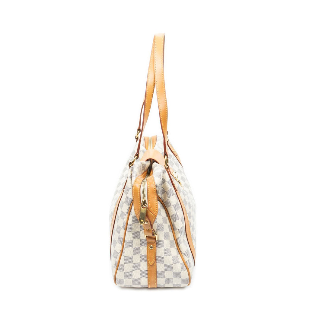 Louis Vuitton Streza Ivory Damier Azur Shoulder Bag — view 4