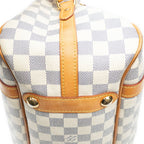 Louis Vuitton Streza Ivory Damier Azur Shoulder Bag — view 8