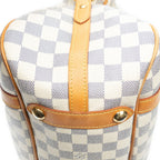 Louis Vuitton Streza Ivory Damier Azur Shoulder Bag — view 7