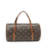 Louis Vuitton Papillon Brown Monogram Canvas Handbag — view 5