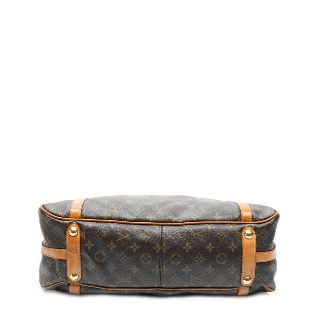 Louis Vuitton Streza Brown Monogram Canvas Shoulder Bag — view 6