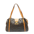 Louis Vuitton Streza Brown Monogram Canvas Shoulder Bag