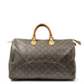 Louis Vuitton Speedy Brown Monogram Canvas Handbag