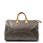 Louis Vuitton Speedy Brown Monogram Canvas Handbag