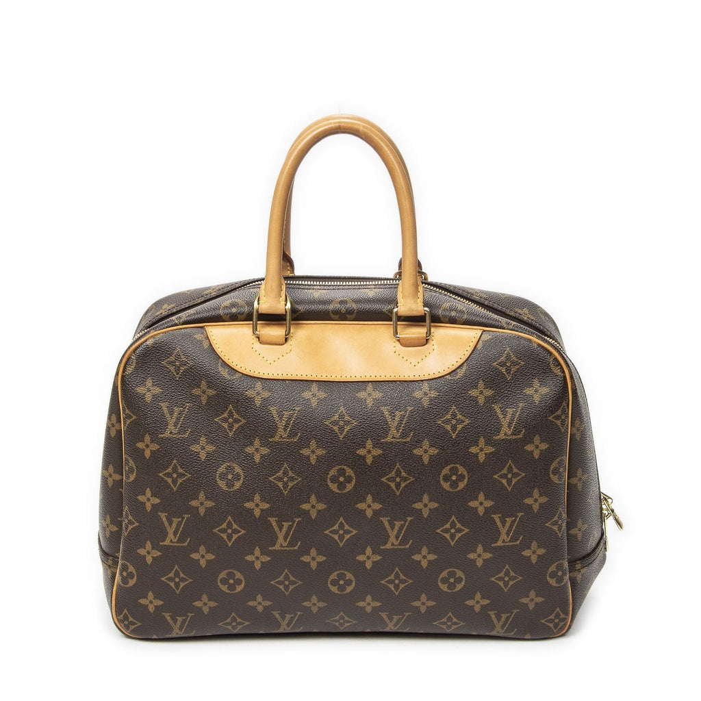 Louis Vuitton Deauville Brown Monogram Canvas Handbag — view 5