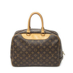 Louis Vuitton Deauville Brown Monogram Canvas Handbag — view 5