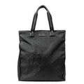 Gucci Vertical Tote Black GG Nylon Canvas