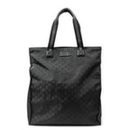 Gucci Vertical Tote Black GG Nylon Canvas