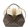 Louis Vuitton Clapton Backpack Brown Ivory Beige Damier Ebene