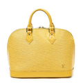 Louis Vuitton Alma Yellow Epi Handbag