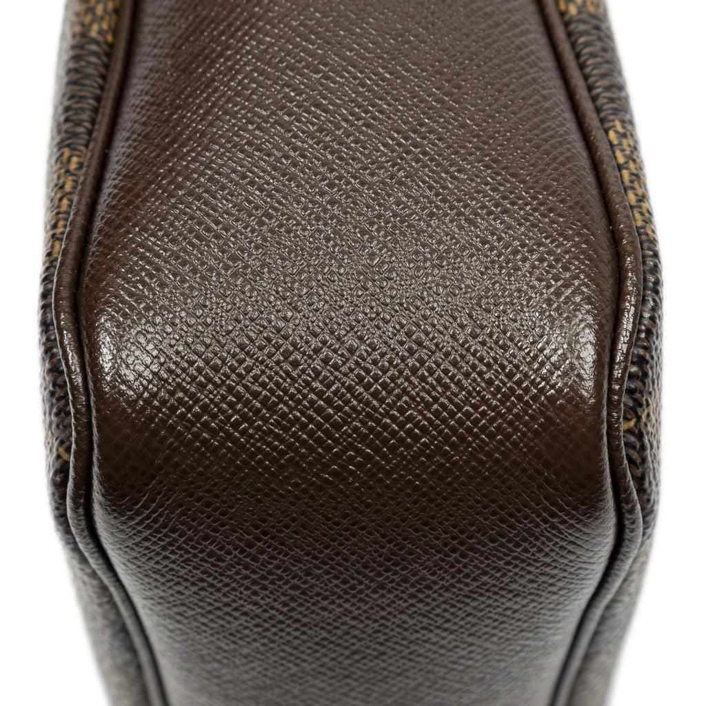 Louis Vuitton Trousse Makeup Pouch Brown Damier Ebene — view 7