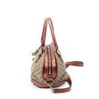 Gucci Heartbit Satchel Beige GG Canvas — view 3