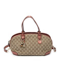 Gucci Heartbit Satchel Beige GG Canvas