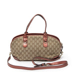 Gucci Heartbit Satchel Beige GG Canvas — view 5