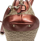 Gucci Heartbit Satchel Beige GG Canvas — view 7