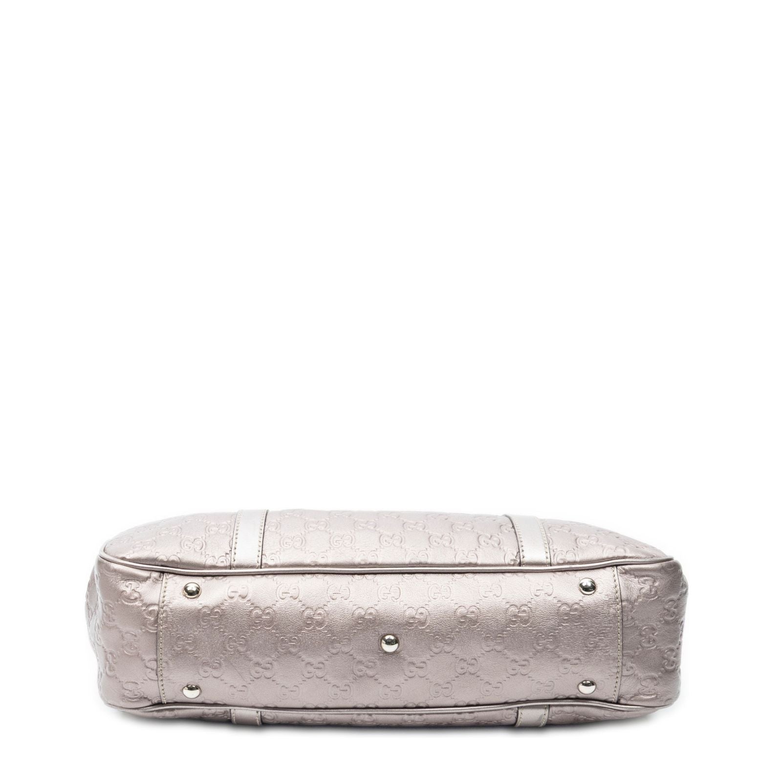 Gucci Twins Tote Metallic Pink Guccissima — view 6