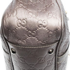 Gucci Twins Tote Metallic Pink Guccissima — view 7