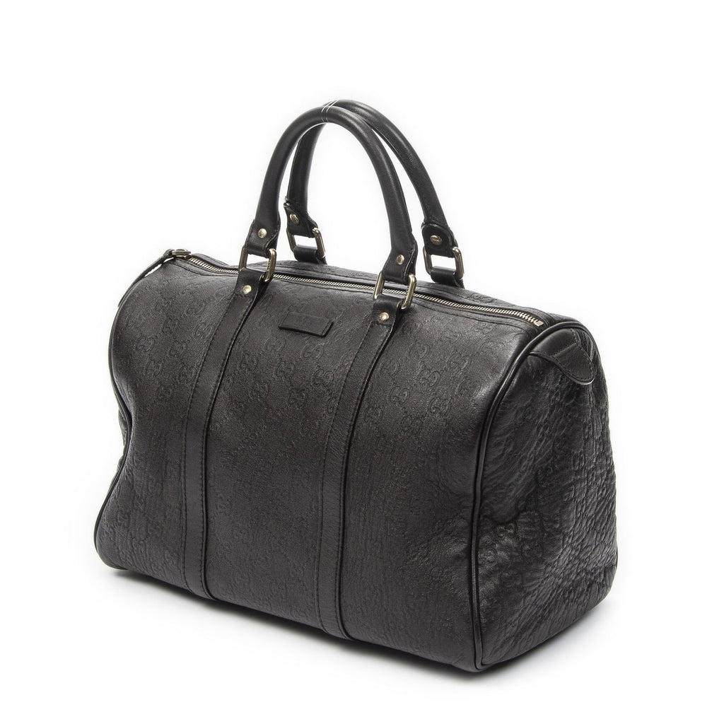 Gucci Medium Boston Dark Brown Guccissima Shoulder Bag — view 2