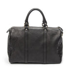 Gucci Medium Boston Dark Brown Guccissima Shoulder Bag — view 5