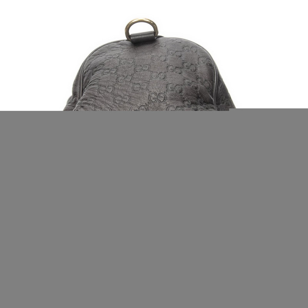 Gucci Medium Boston Dark Brown Guccissima Shoulder Bag — view 7