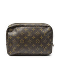 Louis Vuitton Toiletry Pouch Brown Monogram Canvas