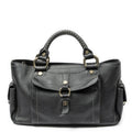 Celine Boogie Bag Black Grain Calfskin Leather