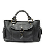 Celine Boogie Bag Black Grain Calfskin Leather