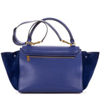 Celine Medium Trapeze Navy Calfskin Leather Shoulder Bag — view 5