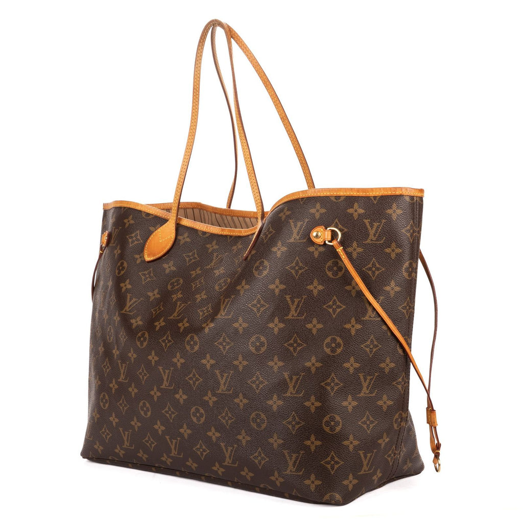 Louis Vuitton Neverfull Brown Damier Ebene Tote — view 2