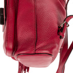 Gucci Large Bamboo Backpack Pink Spike Calfskin Leather — view 7