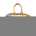 Louis Vuitton Deauville Brown Monogram Canvas Handbag