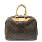 Louis Vuitton Deauville Brown Monogram Canvas Handbag — view 5