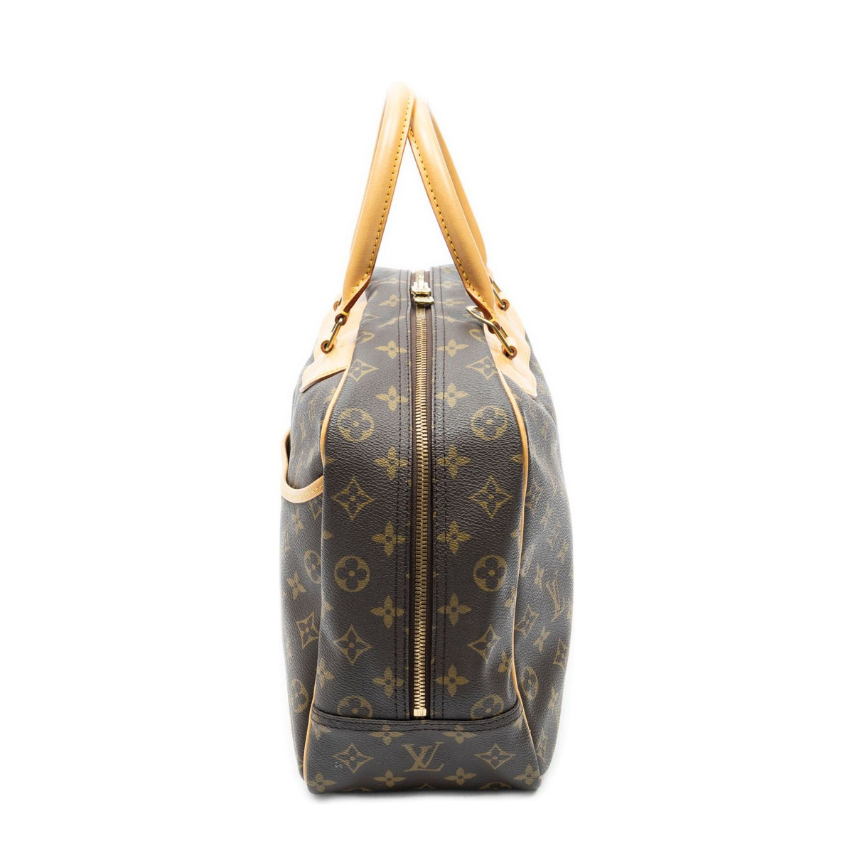 Louis Vuitton Deauville Brown Monogram Canvas Handbag — view 3