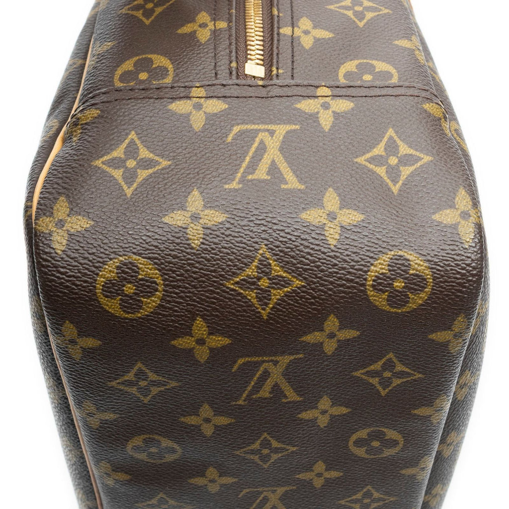 Louis Vuitton Deauville Brown Monogram Canvas Handbag — view 8
