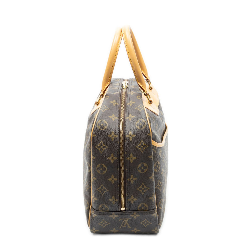 Louis Vuitton Deauville Brown Monogram Canvas Handbag — view 4