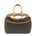Louis Vuitton Deauville Brown Monogram Canvas Handbag