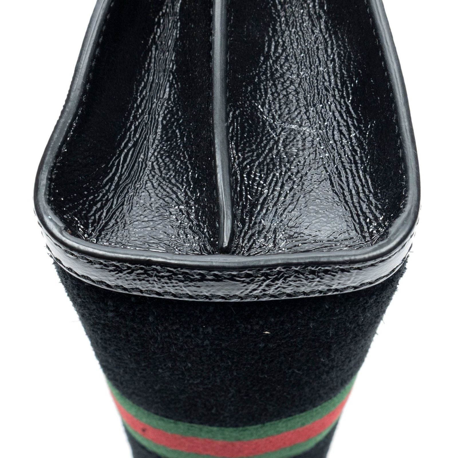 Gucci Small Web GG Ophidia Black Suede Leather Shoulder Bag — view 7