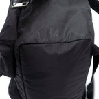 Gucci Drawstring Flap Backpack Black Guccissima Nylon — view 7
