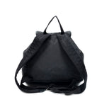 Gucci Drawstring Flap Backpack Black Guccissima Nylon — view 5