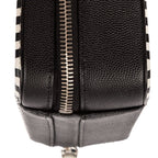 Chanel Small CC Filigree Vanity Case Bag Black White Quilted Cavalli Lambskin — view 7